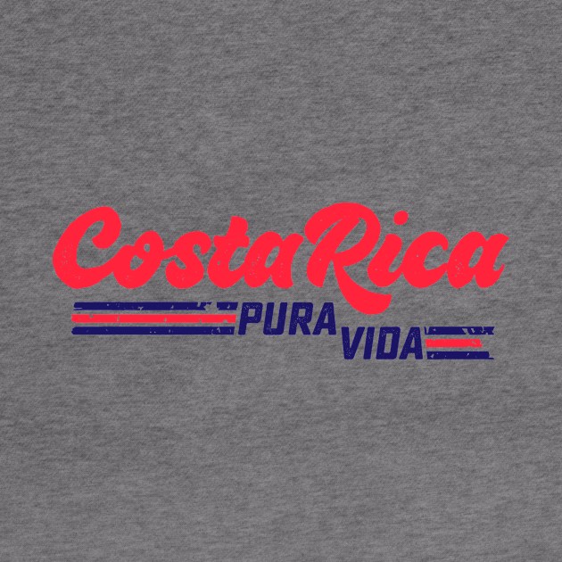 Costa Rica Pura Vida T-shirt by attadesign